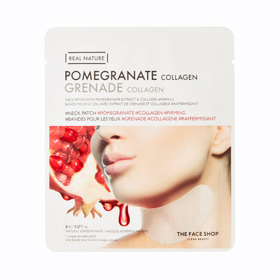 THEFACESHOP REAL NATURE Neck Patch Pomegranate Collagen
