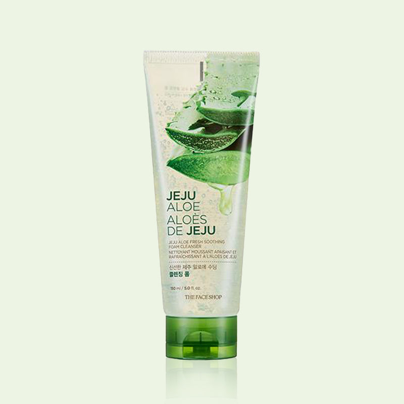 THEFACESHOP JEJU ALOE FRESH SOOTHING FOAM CLEANSER