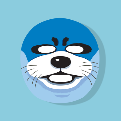 SNP Animal Otter Aqua Mask