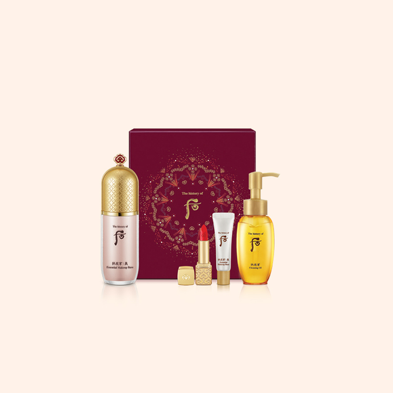 The history of Whoo Gongjinhyang Mi Essential Makeup Base Special Set