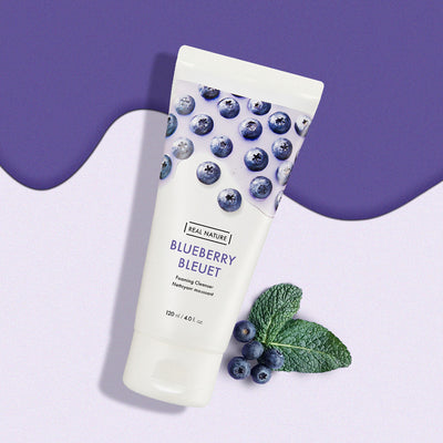 REAL NATURE Foaming Cleanser - Blueberry