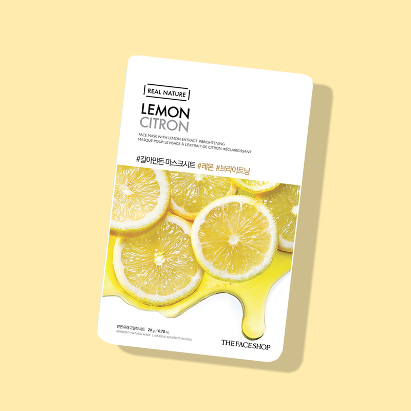 THEFACESHOP REAL NATURE Face Mask Lemon